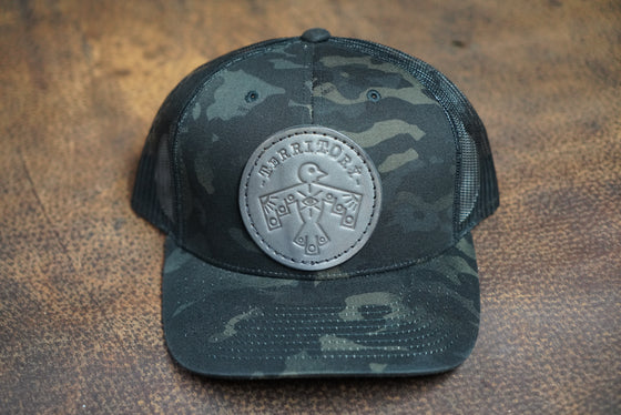 Curved Black Multicam Grey Patch