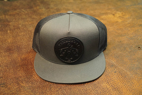 Flatbrim Black Black Patch