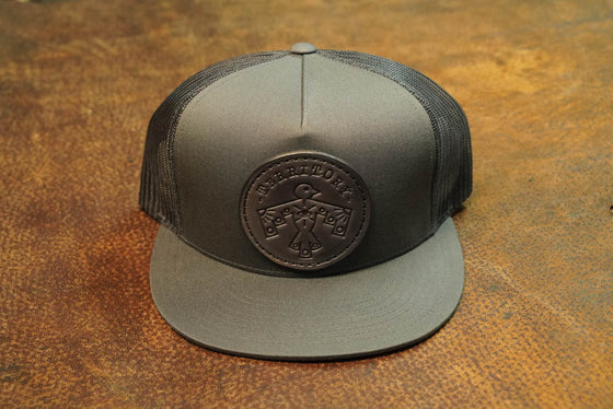 Flatbrim Grey Grey Patch